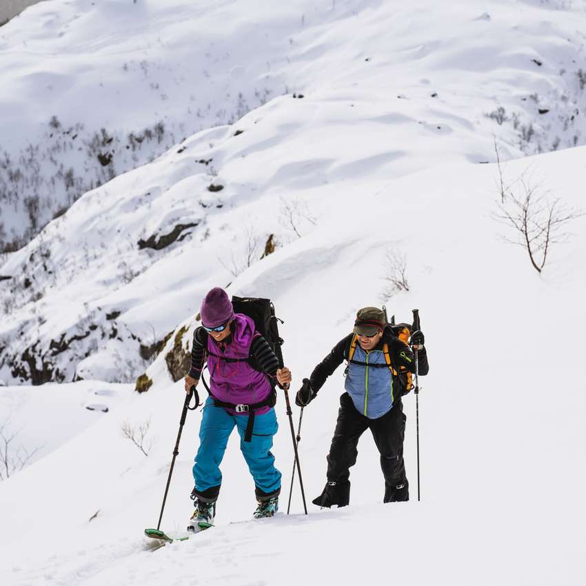 Ski randonnee groenland