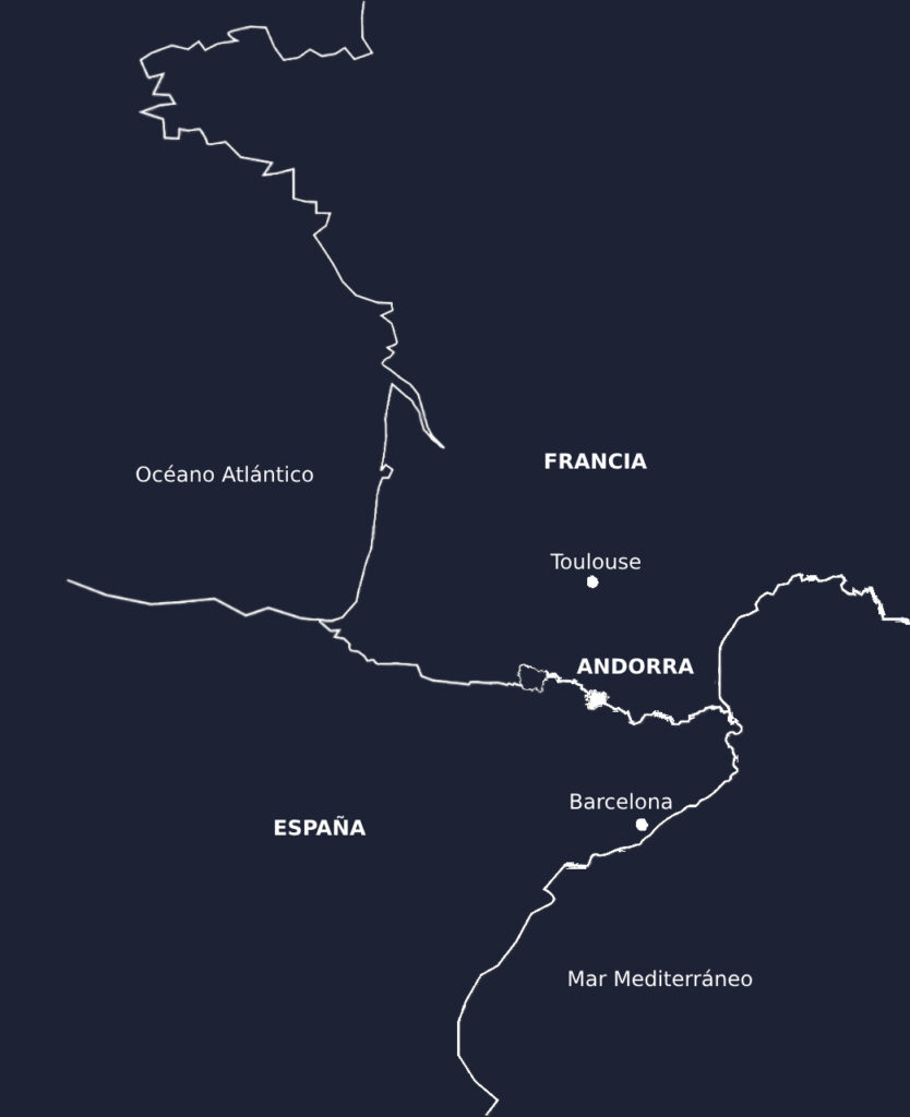 Mapa Andorra